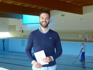 Concejal de Deportes Ángel Caballero